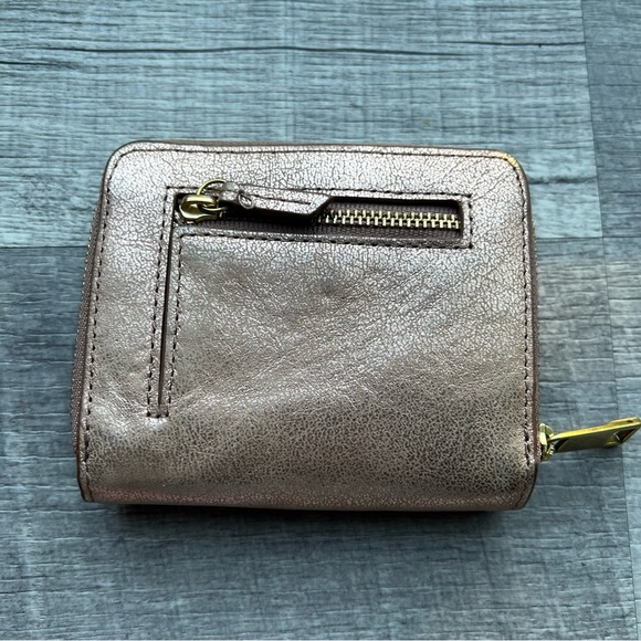 Fossil Emma RFID Mini Multi Wallet Rose Gold-Tone One Size - Picture 8 of 13